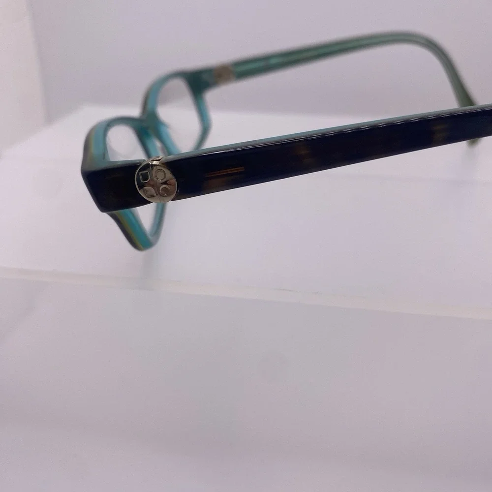 Kate Spade Eyeglasses Women FRAMES ONLY Elisabeth OJey 130 Black Teal Green 621